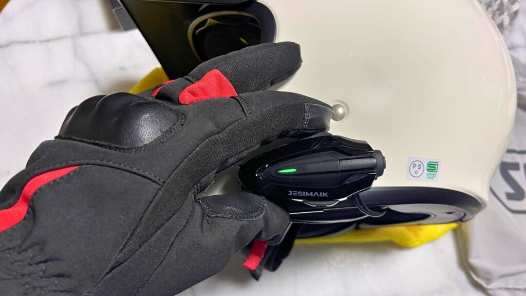 ウィンターグローブを装着した状態で操作できるJESIMAIK H6